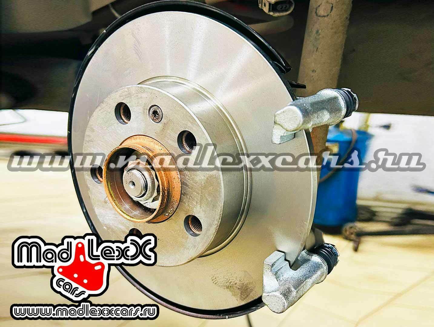 задние дисковые тормоза ЗДТ SKODA ШКОДА rapid рапид MADLEXXCARS MLC VAG KIT установка дисковых тормозов тюнинг тормозной системы